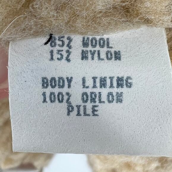 Bemidji Woolen Mills Wool Vest Vtg Mens Large Buffalo Plaid Red Black Sherpa USA - Picture 5 of 8